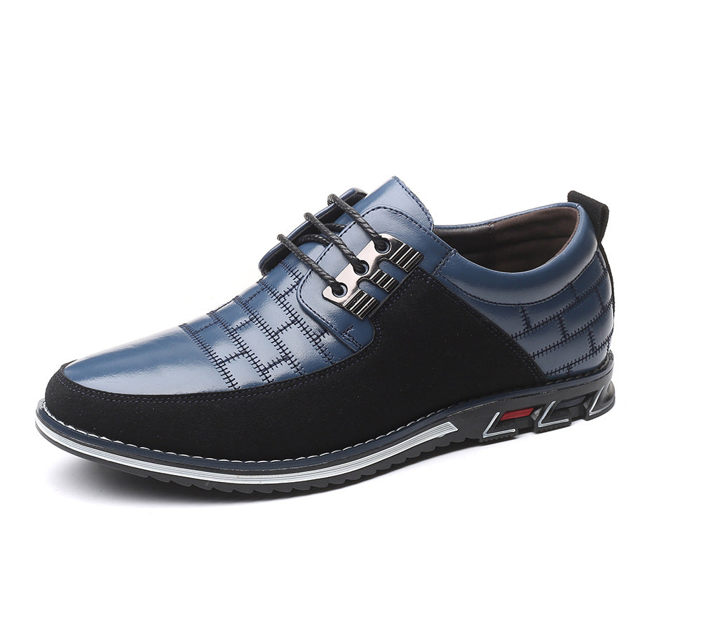 Men's Casual Leather Shoes Lace Up Casual Shoes