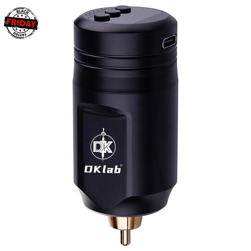 Black Friday DKLAB KL-2 Wireless Tattoo Power Supply,Tattoo Battery,Rechargeable Wireless Powerlithium Polymer 1600Mah