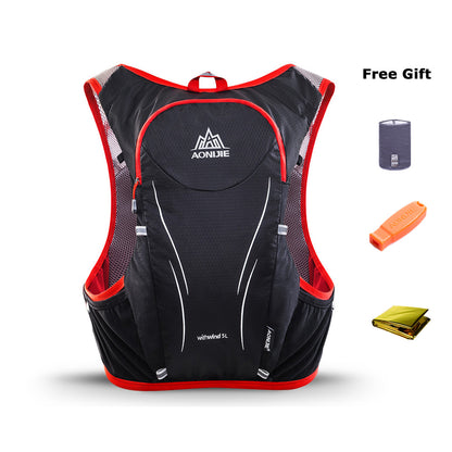 Sac à dos pour eau de course, gilet de sport