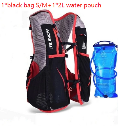 Sac à dos pour eau de course, gilet de sport