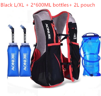 Sac à dos pour eau de course, gilet de sport
