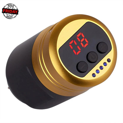 Black Friday DKLAB KL-2 Wireless Tattoo Power Supply,Tattoo Battery,Rechargeable Wireless Powerlithium Polymer 1600Mah