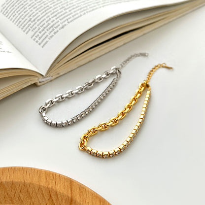 925 Sterling Silver Adjustment Retro Light Luxury Niche New Bracelet