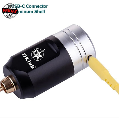 Black Friday DKLAB KL-2 Wireless Tattoo Power Supply,Tattoo Battery,Rechargeable Wireless Powerlithium Polymer 1600Mah