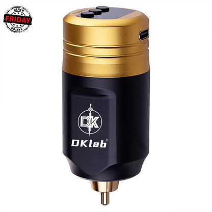 Black Friday DKLAB KL-2 Wireless Tattoo Power Supply,Tattoo Battery,Rechargeable Wireless Powerlithium Polymer 1600Mah