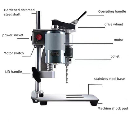 Outil de réparation de montre de précision Perceuse électrique de bureau Perceuse domestique