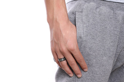 Fashion Titanium Steel Men's Lord's Prayer Ring